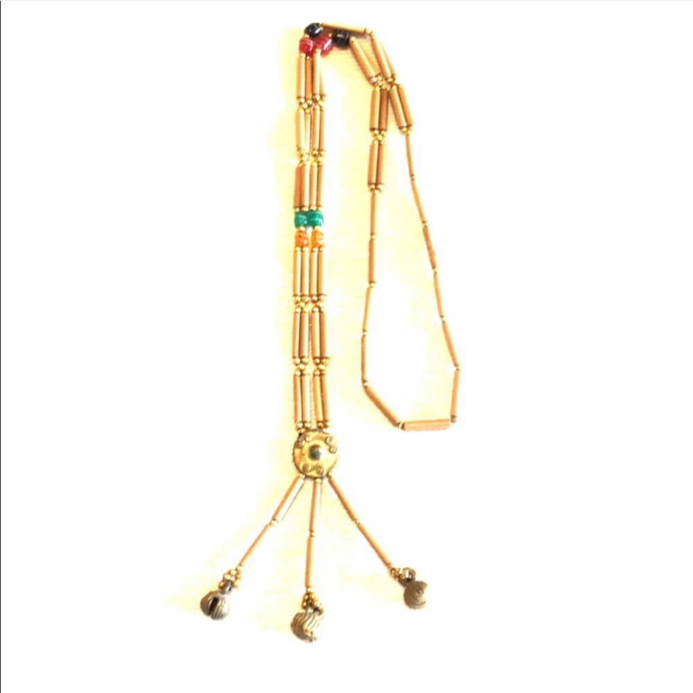 Necklace with beads